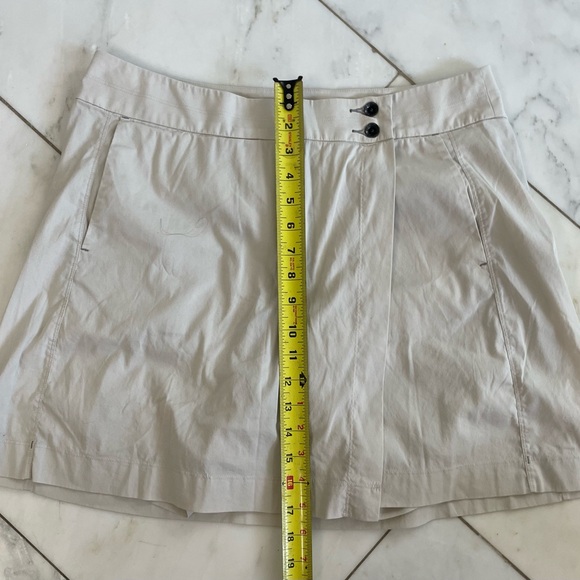 Arc’teryx women’s large stone off-white outdoor active hiking skirt trim fit EUC - Picture 3 of 11
